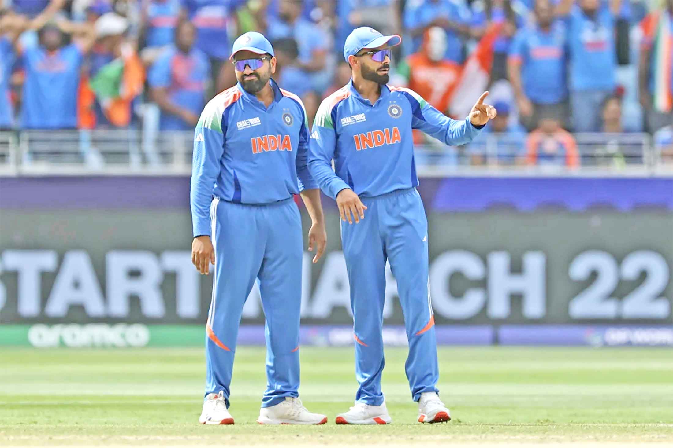 ফাইনালে মাঠে নেমেই রোহিত-কোহলির ব্যতিক্রমী বিশ্বরেকর্ড