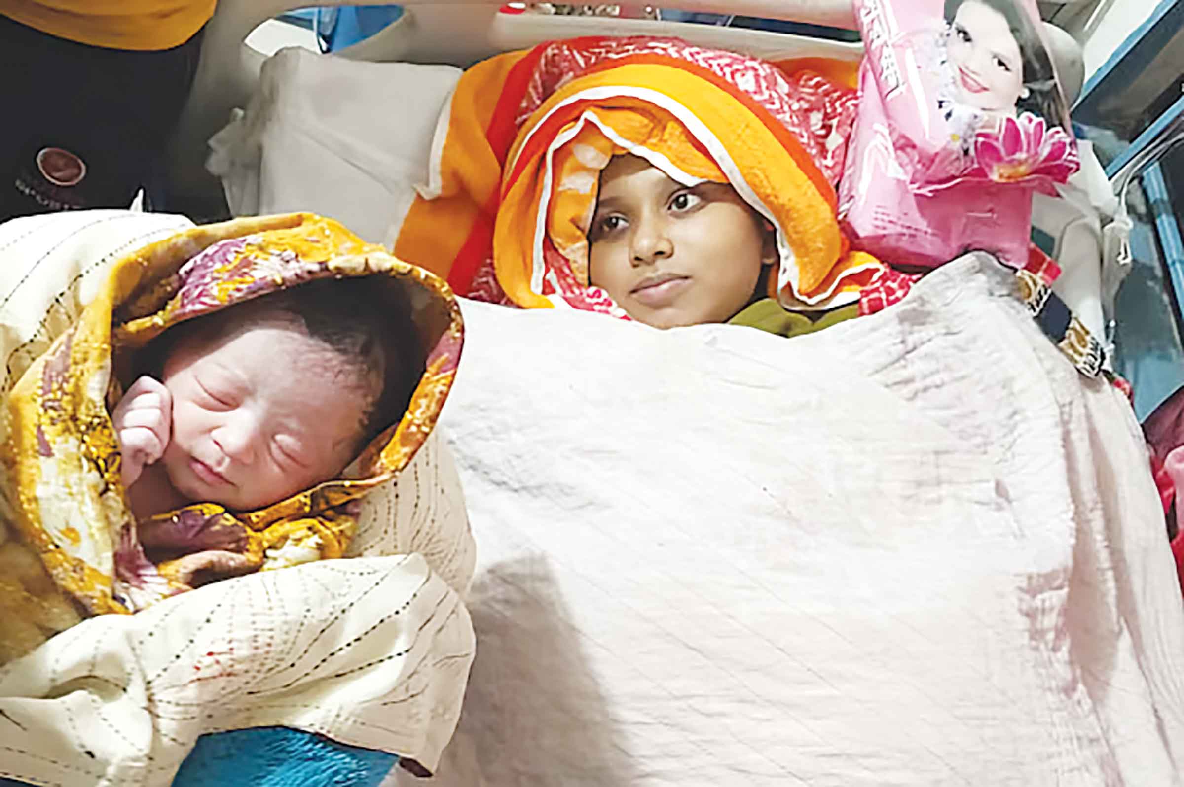নবজাতকটি বাবাকে কোনো দিন দেখতে পাবে না