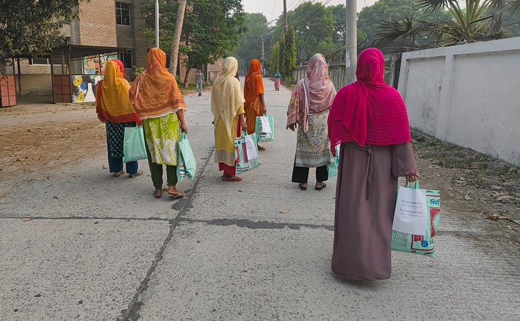 মাভাবিপ্রবি বিশ্ববিদ্যালয়ে ছাত্রদলের ঈদ সামগ্রী বিতরণ
