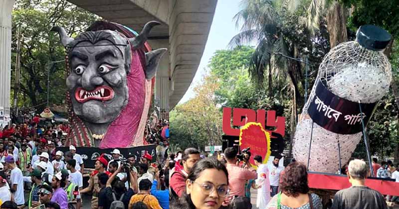 আগ্রহের কেন্দ্রবিন্দুতে ফ্যাসিবাদের মুখাকৃতি, মুগ্ধর পানির বোতল