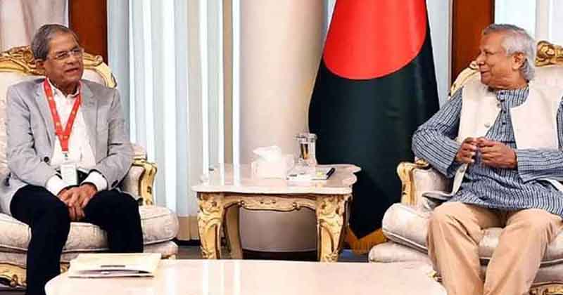 প্রধান উপদেষ্টার সঙ্গে বিএনপির বৈঠক কাল