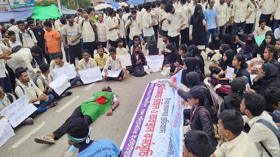রোববার সারা দেশে মহাসমাবেশের ঘোষণা পলিটেকনিক শিক্ষার্থীদের