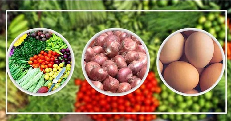 সবজির বাজার চড়া, পাল্লা দিয়ে বাড়ছে পেঁয়াজ ও ডিমের দাম