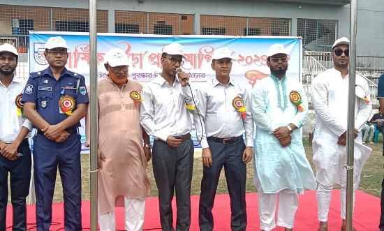 নড়াইলে বার্ষিক ক্রীড়া ও সাইকলিং প্রতিযোগিতার উদ্বোধন