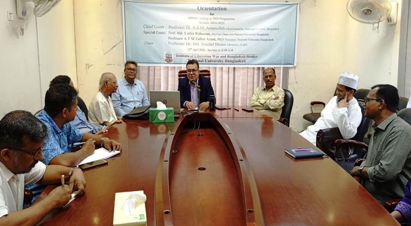 গবেষণা হতে হবে ফলপ্রসূ ও বিশ্বমানের: উপাচার্য জাতীয় বিশ্ববিদ্যালয়