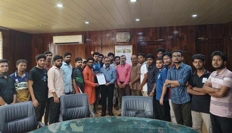 পবিপ্রবিতে বিএসসি ইঞ্জিনিয়ারদের প্রতি বৈষম্য দূরীকরণের দাবিতে স্মারকলিপি প্রদান