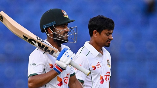 মিরাজের দুর্দান্ত সেঞ্চুরি, বড় লিড বাংলাদেশের