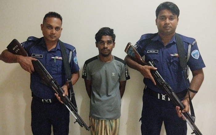 পরোয়ানা ভূক্ত আসামী গ্রেপ্তার করলো পুলিশ