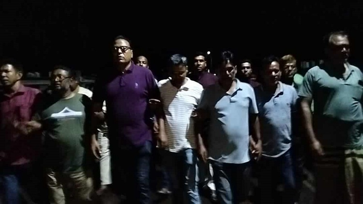 ভাঙ্গুড়ায় বিএনপির বিক্ষোভ মিছিল