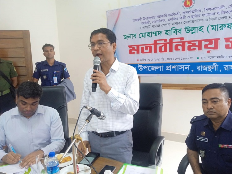 উন্নয়নের পূর্বশর্ত হল শান্তি: ডিসি হাবিব উল্লাহ মারুফ