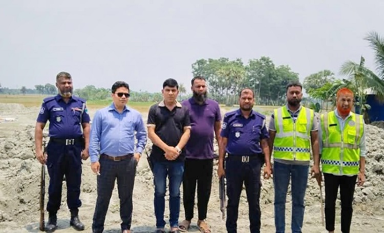 শার্শায় অবৈধভাবে বালু-মাটি তোলায় কারা ও অর্থদণ্ড