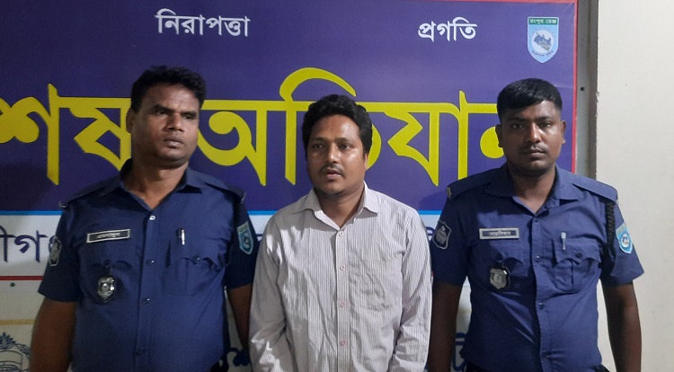 কালীগঞ্জে ছাত্রলীগ সভাপতি গ্রেপ্তার