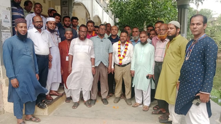 পরশুরাম উপজেলা মাধ্যমিক শিক্ষক সমিতির সভাপতি জয়নাল সম্পাদক কফিল