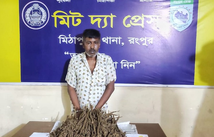 যৌথ বাহিনীর অভিযানে বিপুল পরিমাণ মাদক সহ গ্রেফতার ১