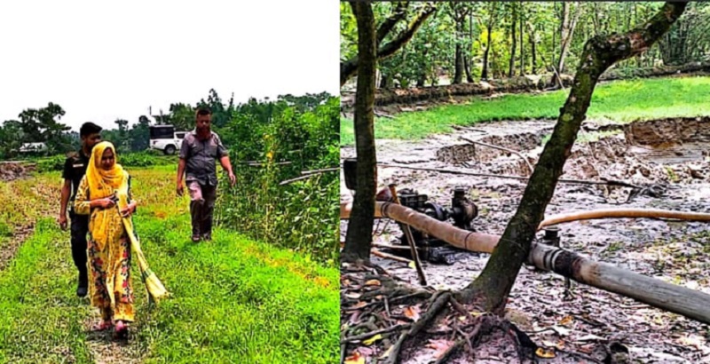 বরুড়ায় কৃষি জমি নষ্ট করে মাটি উত্তোলন
