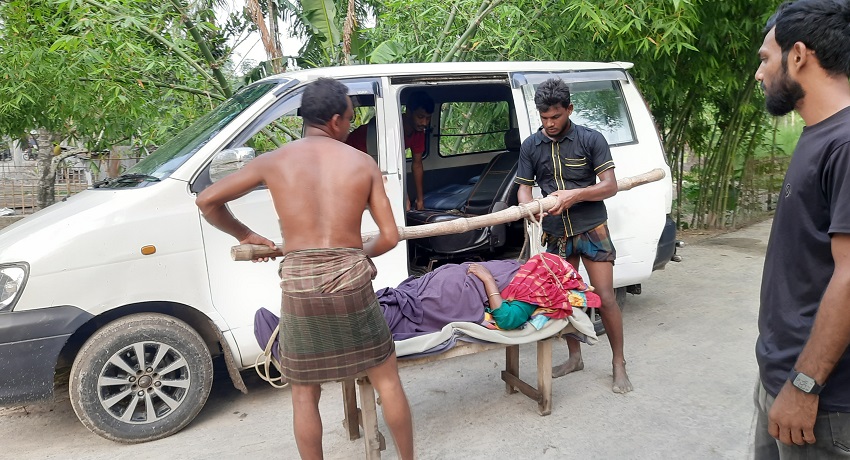 স্বাস্থসেবা থেকে বঞ্চিত চিস্তার চর এলাকার মানুষ!