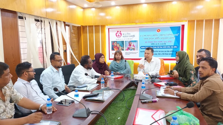 বরুড়ায় মা ও শিশু সহায়তা কর্মসূচির বাস্তবায়ন নির্দেশিকা বিষয়ক কর্মশালা