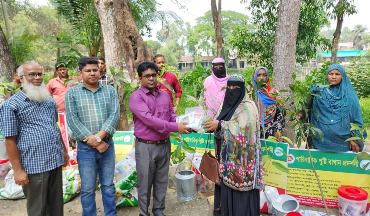 ব্রাহ্মণপাড়ায় কৃষি উপকরণ বিতরণ