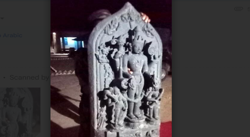 পোরশায় ৭৬কেজি ওজনের কষ্টি পাথরের মূর্তি উদ্ধার
