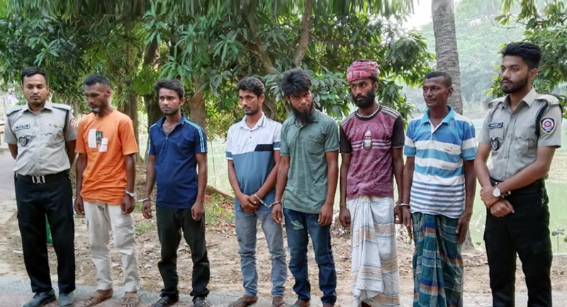 আদমদীঘিতে মাদকদ্রব্য আইনে ৬ জনের জেল