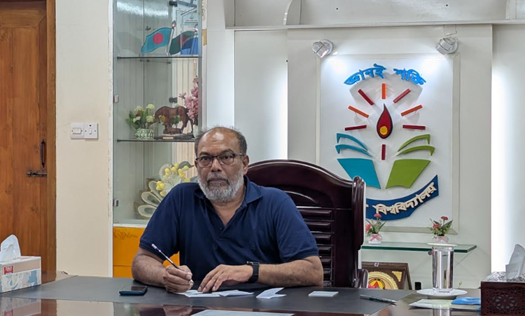 ববির নবনিযুক্ত উপাচার্য অধ্যাপক ড. তৌফিকের যোগদান