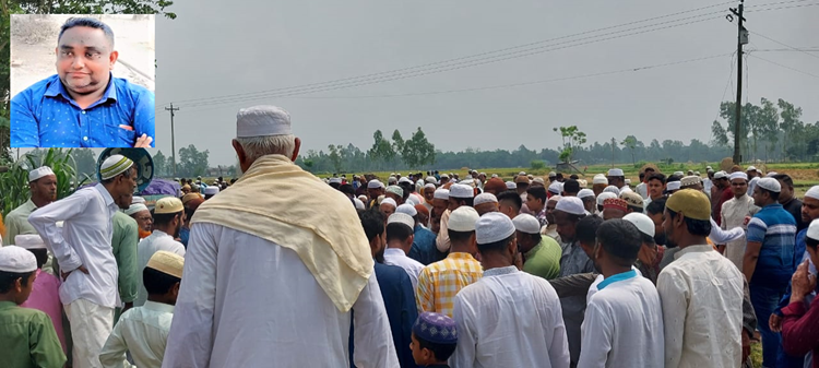 শেরপুরে সাংবাদিক জুবাইদুল ইসলাম বাবুর জানাযা অনুষ্ঠিত