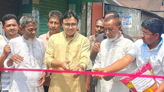 বারহাট্টা গোপালপুর বাজারের রাস্তা উদ্বোধন
