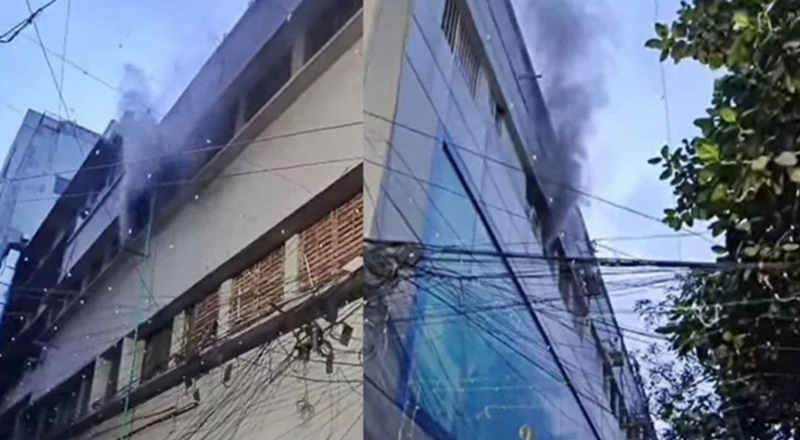 মতিঝিলে ভবনে অগ্নিকাণ্ড