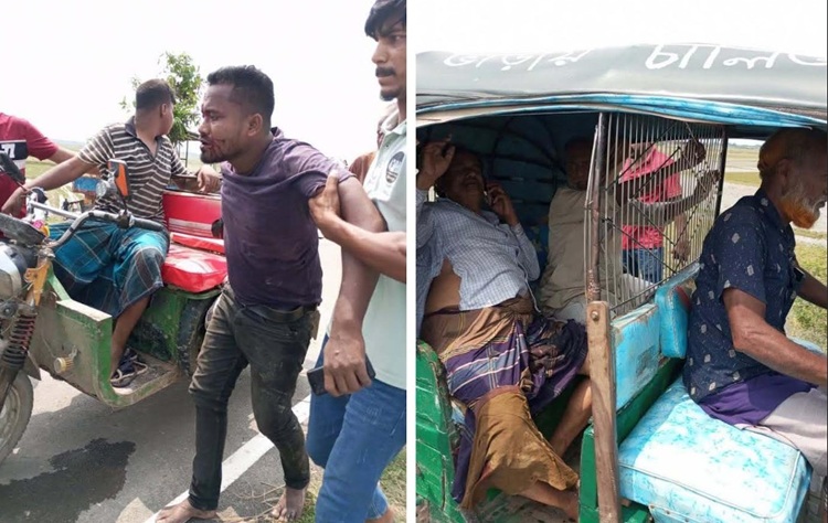 নিকলীতে সিএনজির মুখোমুখি সংঘর্ষ, আহত ৪ 