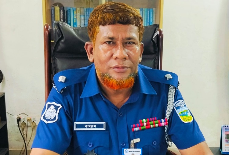 নেত্রকোনার শ্রেষ্ঠ ওসি বারহাট্টা থানার কামরুল হাসান