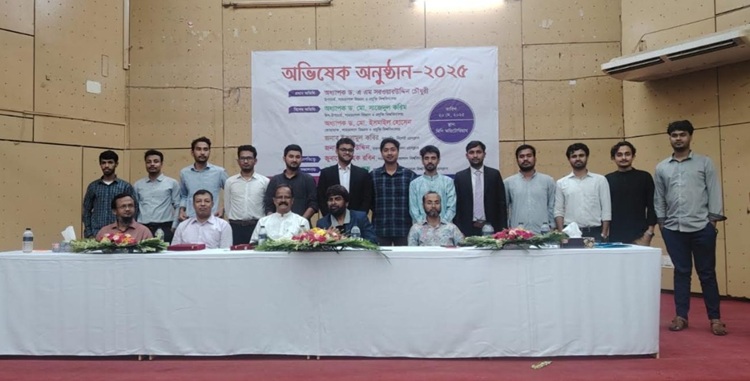 শাবি প্রেসক্লাবের ২০তম কার্যনির্বাহী পরিষদের অভিষেক অনুষ্ঠিত