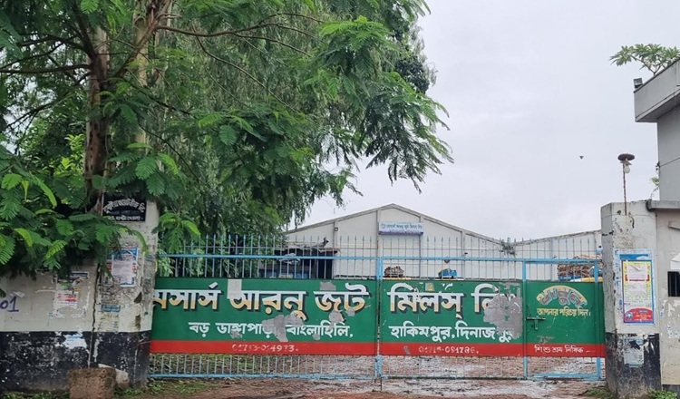 হাকিমপুরে আরনু জুট মিলের পৌনে ১ কোটি টাকা মূল্যের বস্তা লুট