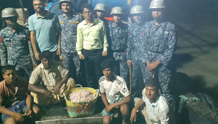 কুতুবদিয়ায় অবৈধভাবে আহরণ করা ১২ মণ মাছ জব্দ