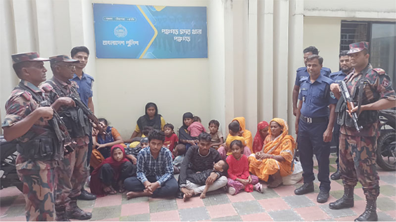 পঞ্চগড় সীমান্ত দিয়ে ২১ জনকে পুশ ইন 