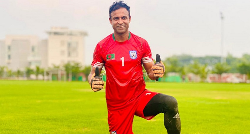 আজ ফুটবলকে বিদায় জানাবেন গোলরক্ষক রানা