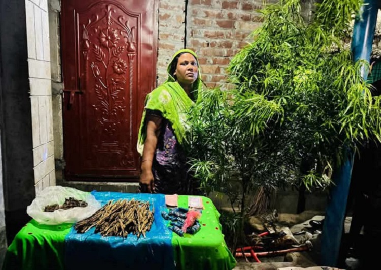 লালপুরে মাদক ব্যবসায়ী আটক