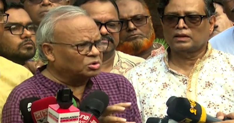 কোনও দলকে প্রতিষ্ঠিত করার দায়িত্ব অন্তর্বর্তী সরকারের নয়: রিজভী
