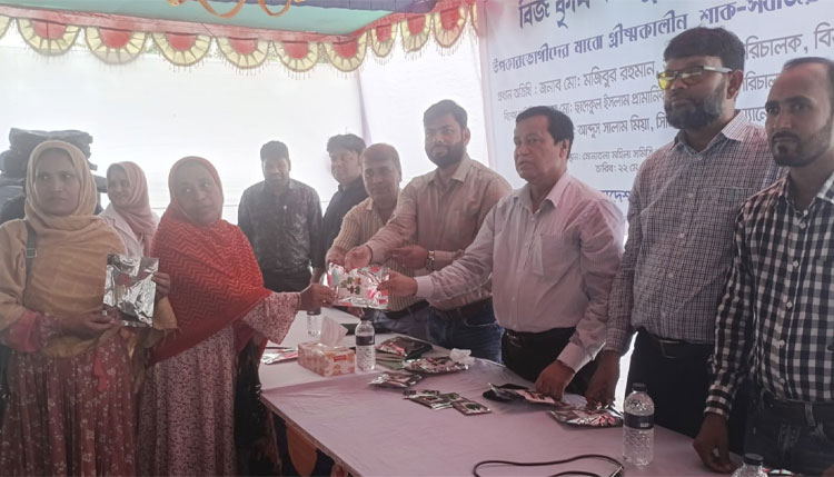 বসতভিটায় কীটনাশকমুক্ত সবজি উৎপাদনে উদ্বুদ্ধ পাঁচ শতাধিক গৃহবধূ 