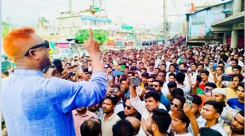 সালাহউদ্দিনকে জড়িয়ে মিথ্যা অপপ্রচার, প্রতিবাদে উখিয়া বিএনপির বিক্ষোভ