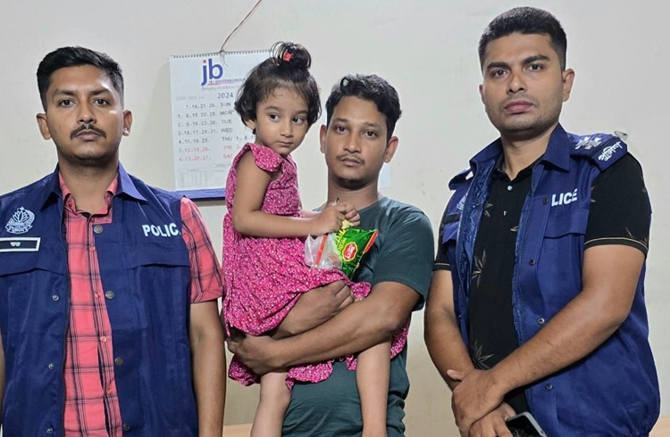 মাধবদীতে অপহরণ মামলার ৫ ঘন্টার মধ্যে শিশু উদ্ধার