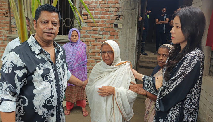নারায়ণগঞ্জে জুলাই যোদ্ধা পরিবারের পাশে সেলিম প্রধান