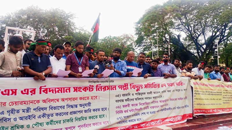 এবার সারাদেশে কর্মবিরতির ঘোষণা পল্লী বিদ্যুৎ সমিতির