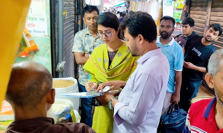 কেশরহাটে বাজার মনিটরিংয়ে এসিল্যান্ড