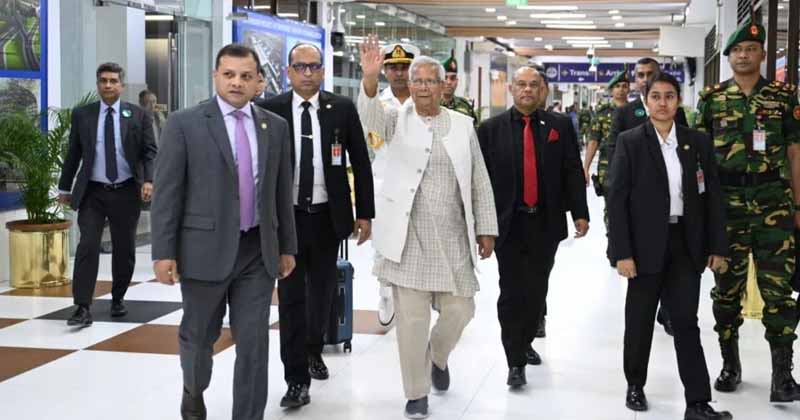 জাপানের উদ্দেশে ঢাকা ছেড়েছেন প্রধান উপদেষ্টা