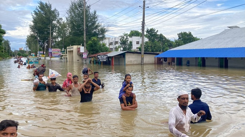 দেশের ৬ জেলায় স্বল্পমেয়াদি বন্যার সতর্কতা