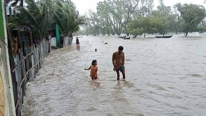 মহেশখালীতে জোয়ারের পানিতে ডুবে একজনের মৃত্যু, নিম্নাঞ্চল প্লাবিত