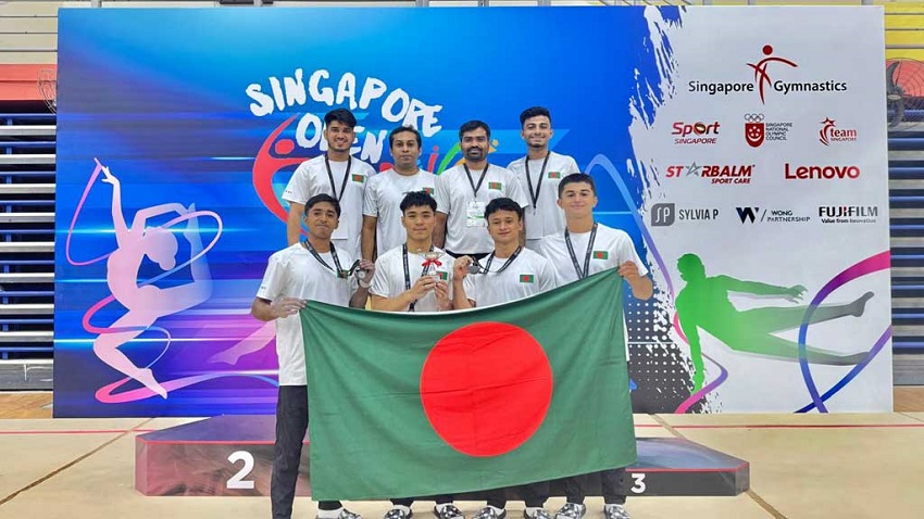 সিঙ্গাপুরে জিমন্যাস্টিকসে সোনার হাসি বাংলাদেশের