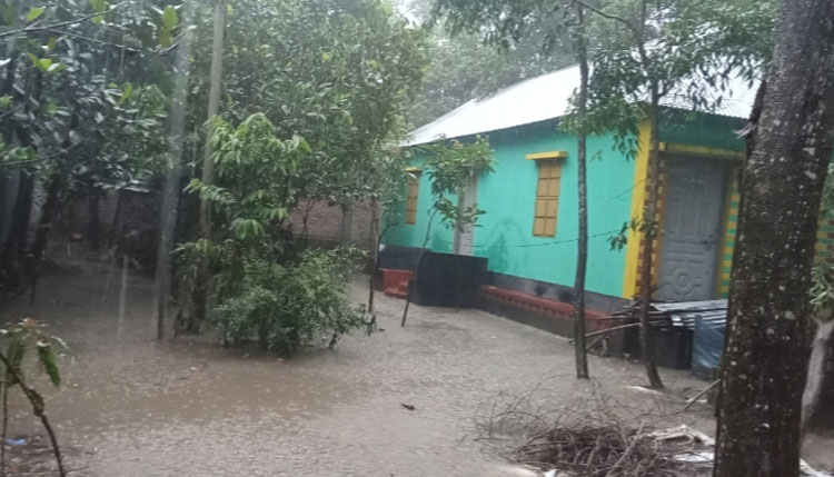 আড়াইহাজারে টানা বৃষ্টিতে জলাবদ্ধতা সৃষ্টি