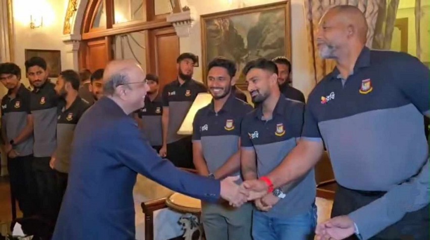 লাহোরে লিটনরা পেলেন সংবর্ধনা