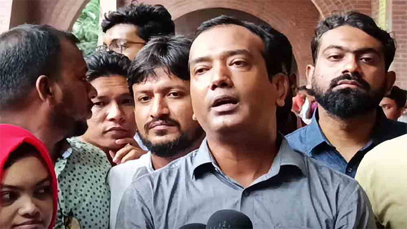 পদত্যাগ নিয়ে মুখ খুললেন ছাত্রদল সভাপতি